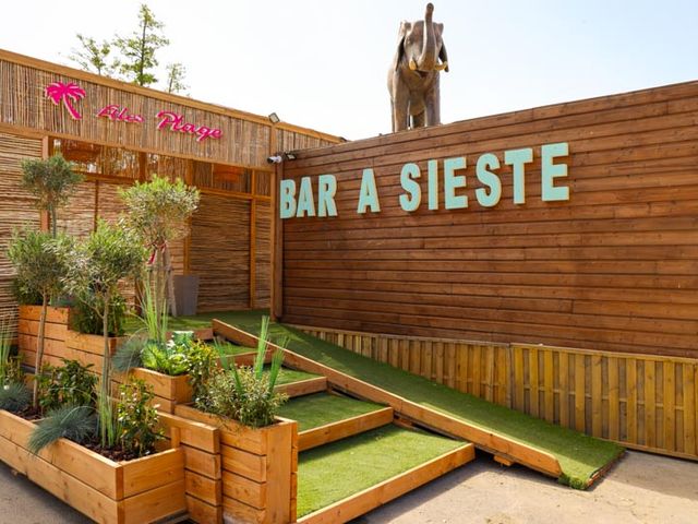 Alès plage - Restaurant ales-plage-entree-bar-a-sieste