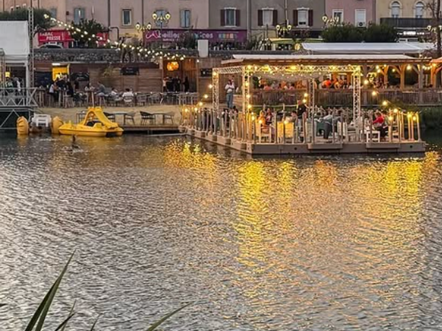 Alès plage - Restaurant Couché de soleil